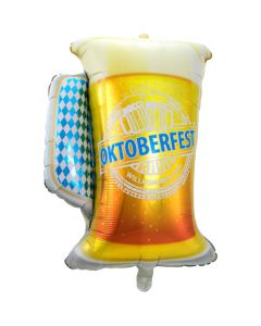 Oktoberfest Bierkrug Folienballon - 60 x 80 cm