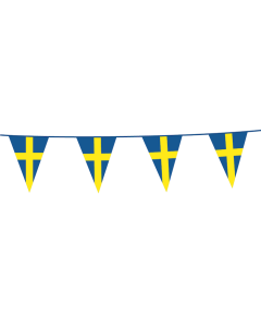 Schweden Flaggengirlande - 10 Meter