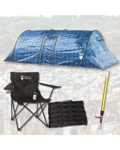 Festivalpaket 5 Personen Premium - Zelt, Campingstuhl, usw.