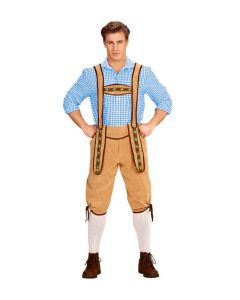 Tyroler Lederhosen Hose beige