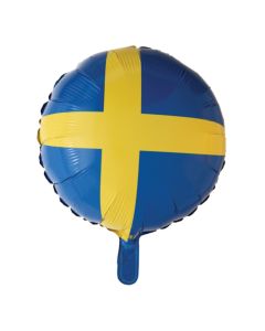 Schweden Folienballon Rund - 45 cm