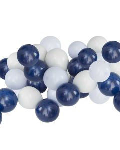 Mini Ballons in Blautönen 40x - 12 cm
