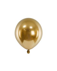 Mini Luftballon gold 50x - 12 cm