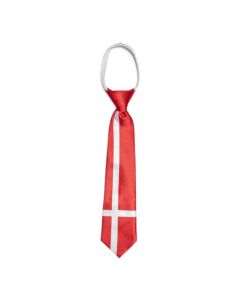 Dänemark Krawatte in Rot und Weiß