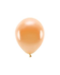Metallic Orangene Luftballons 10x - 30 cm