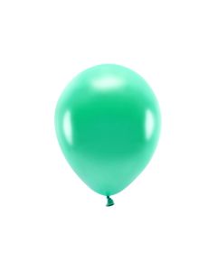 Metallic Grüne Luftballons 10x - 30 cm 