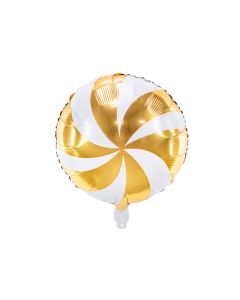 Bonbon Folienballon Gold - 35 cm