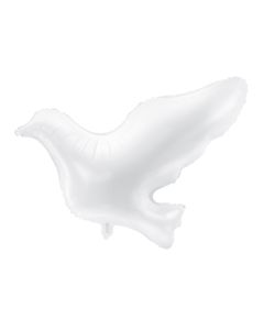 Weißer Taubenballon - 77 cm