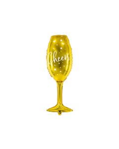 Champagnerglas Folienballon - 80 cm 