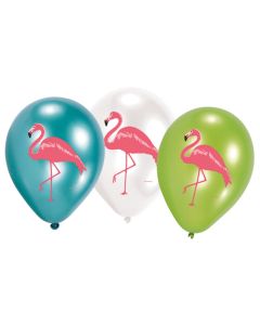 Flamingo Ballons 6x - 27,5 cm