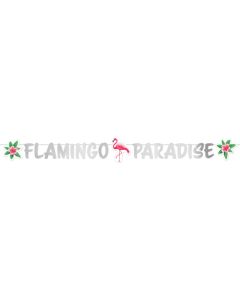 Flamingo Paradise Banner - 135 cm