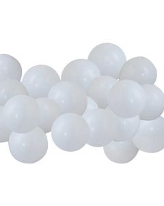 Weiße Mini Ballons 40x - 12 cm