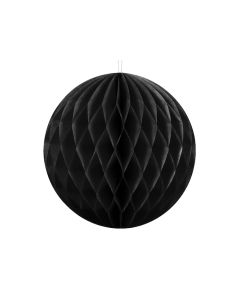Schwarzer Wabenballon - 10 cm