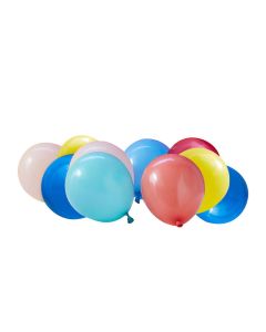 Bunte Mini Ballons 40x - 12 cm