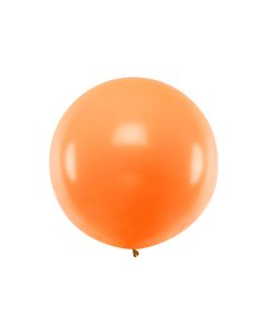 Großer oranger Luftballon - 1 Meter 