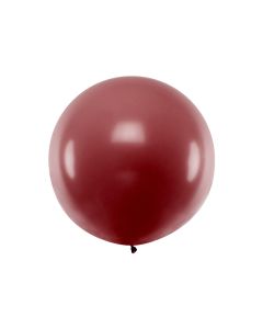 Großer Bordeauxroter Ballon - 1 Meter
