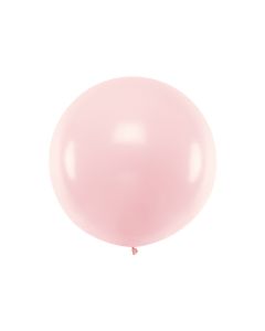 Großer Ballon Pastellrosa - 1 Meter