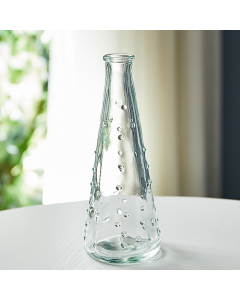 Vase Regentropfen-Glas - 18 cm