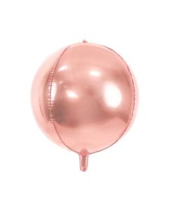 Metallic Roségold Folienballon - 40 cm