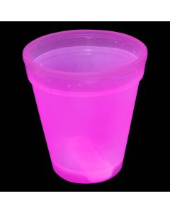 Selbstleuchtender Becher Pink - 350 ml