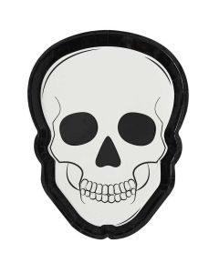 Totenkopf Pappteller 8x