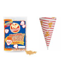 Popcorn-Party-Paket 50x Portionen alles inklusive