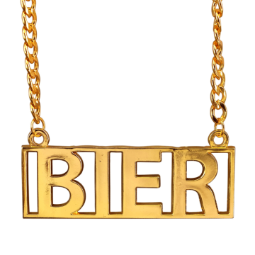BIER Goldkette - 65 cm