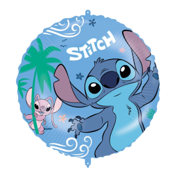 Stitch® und Angel Folienballon - 45 cm