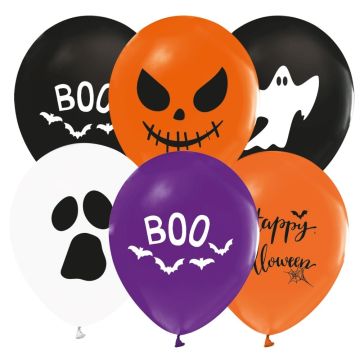 Halloween Mix Ballons 6x - 30 cm