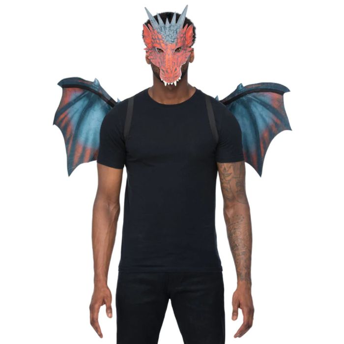 Rotes Drachenkostüm – Einheitsgröße