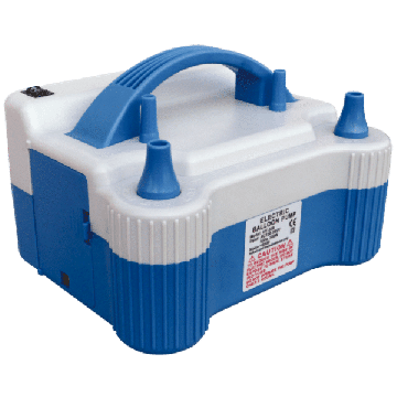 Elektrische Ballonpumpe mit 2 Köpfen