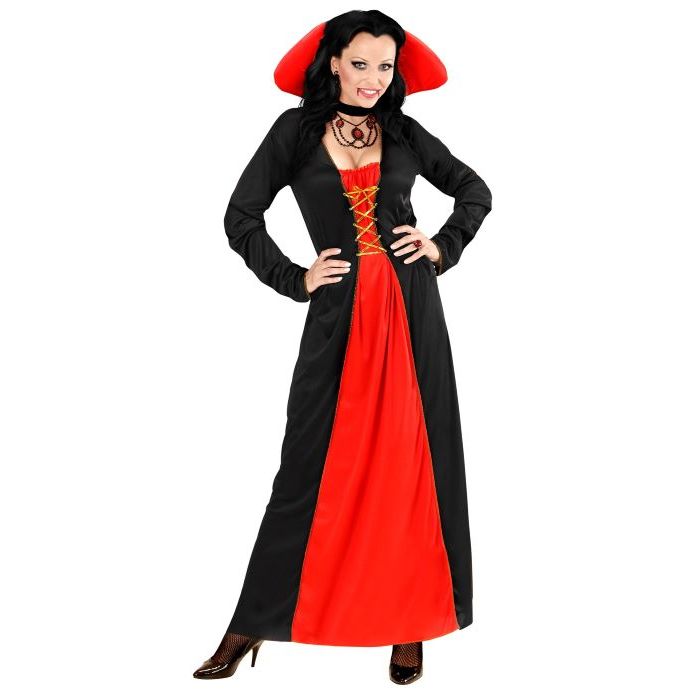 Vampir Kleid Kostüm - 2 Teile