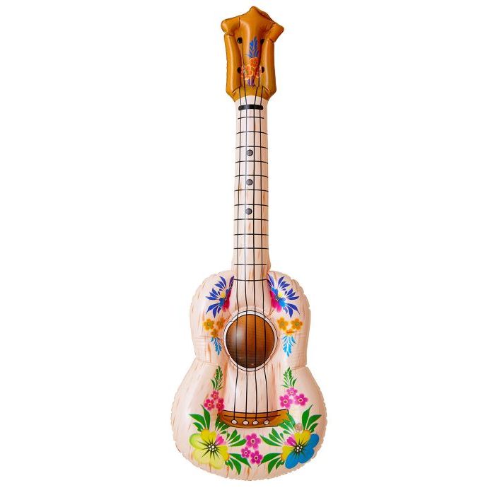 Oppustelig Hawaii Hula Guitar - 105 CM