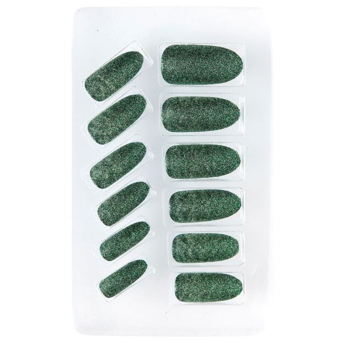 Grüne Selbstklebende Fingernägel