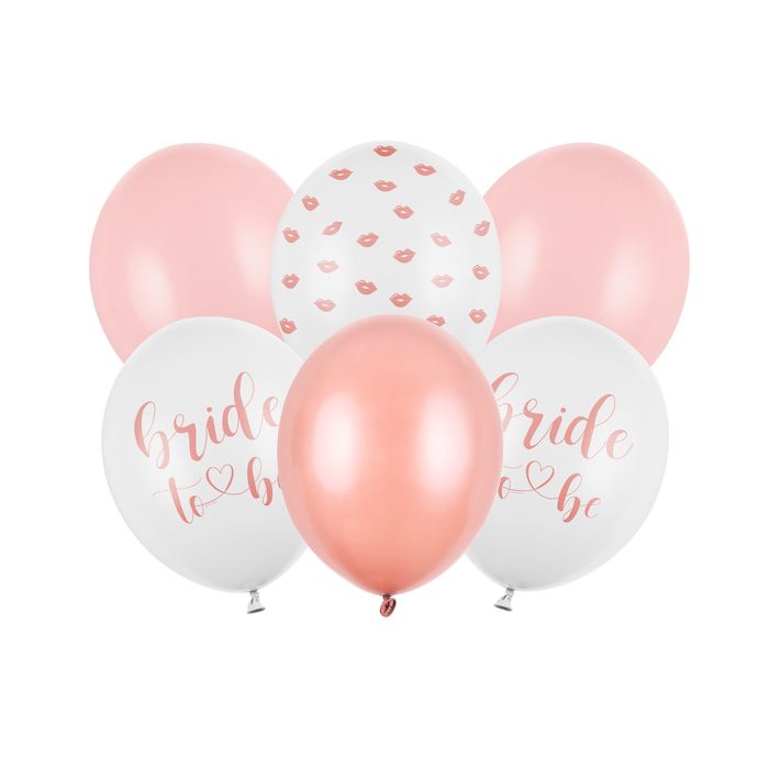 Bride To Be Ballons 6x - 30 cm