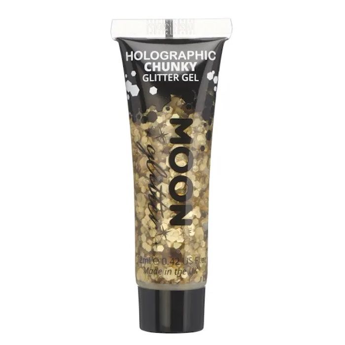 Holografisches Chunky Glitzergel Gold - 12 ml