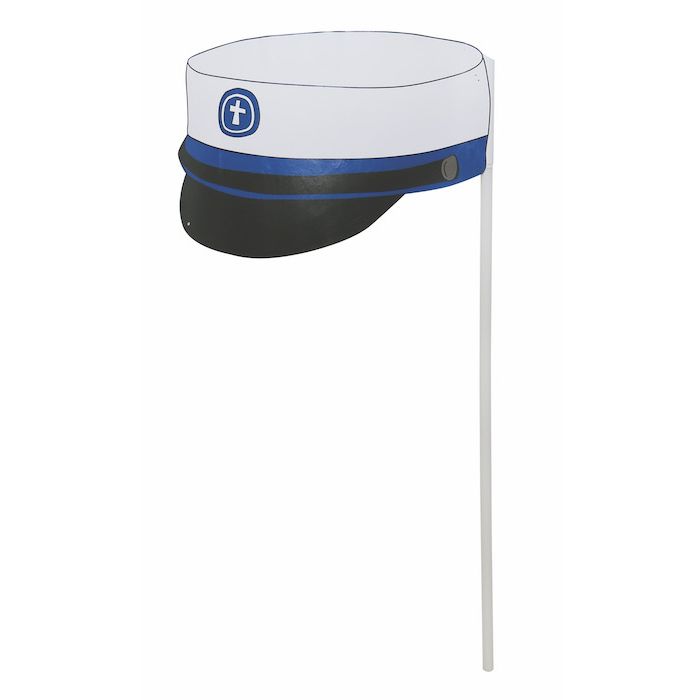 Blå Studenterhue Flag 10x - 50 cm