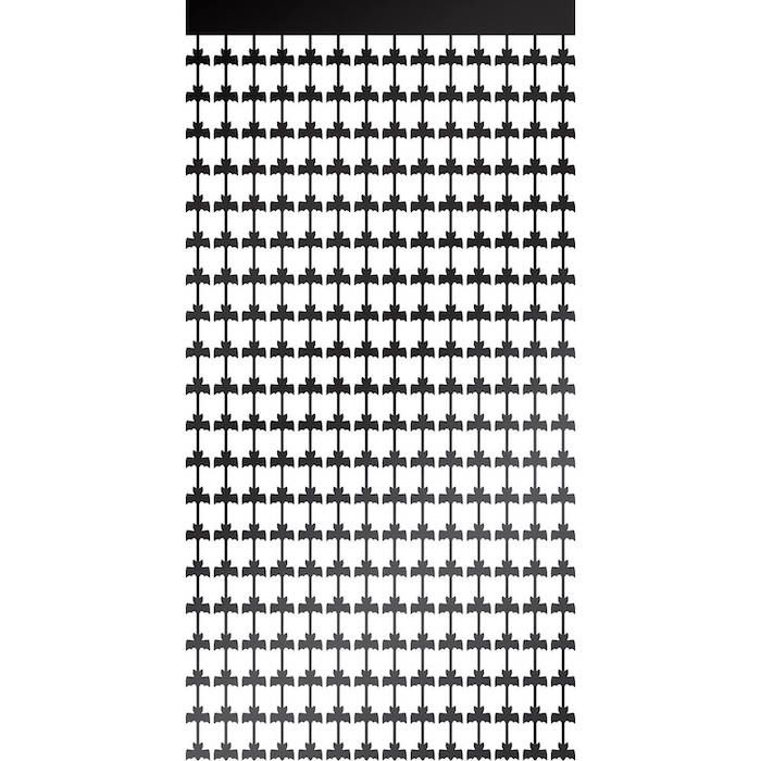 Fledermaus Gardine Schwarz - 2 x 1 Meter
