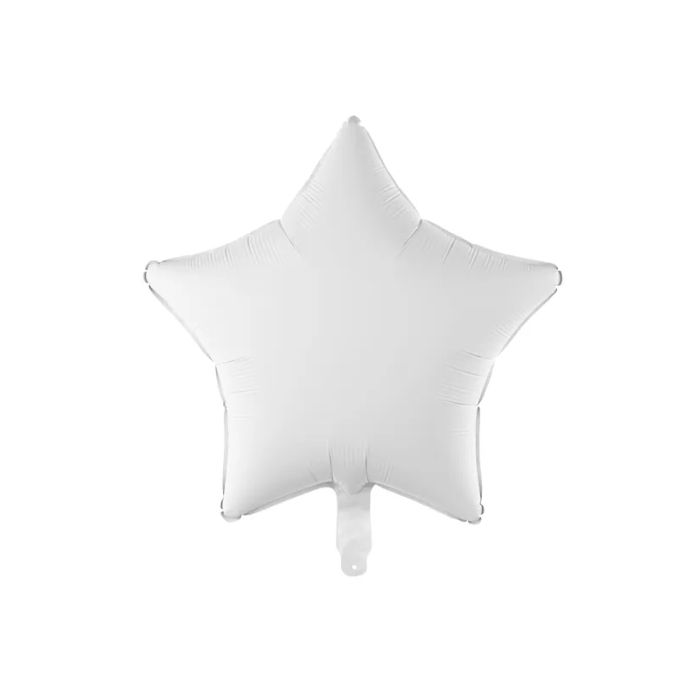 Folienballon Stern weiß 48 cm