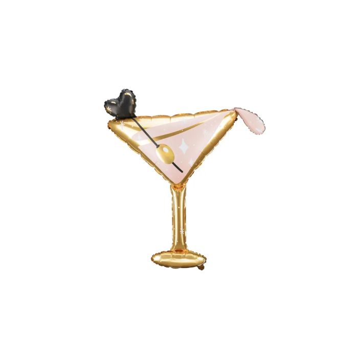 Cocktail folieballon 126x93 cm