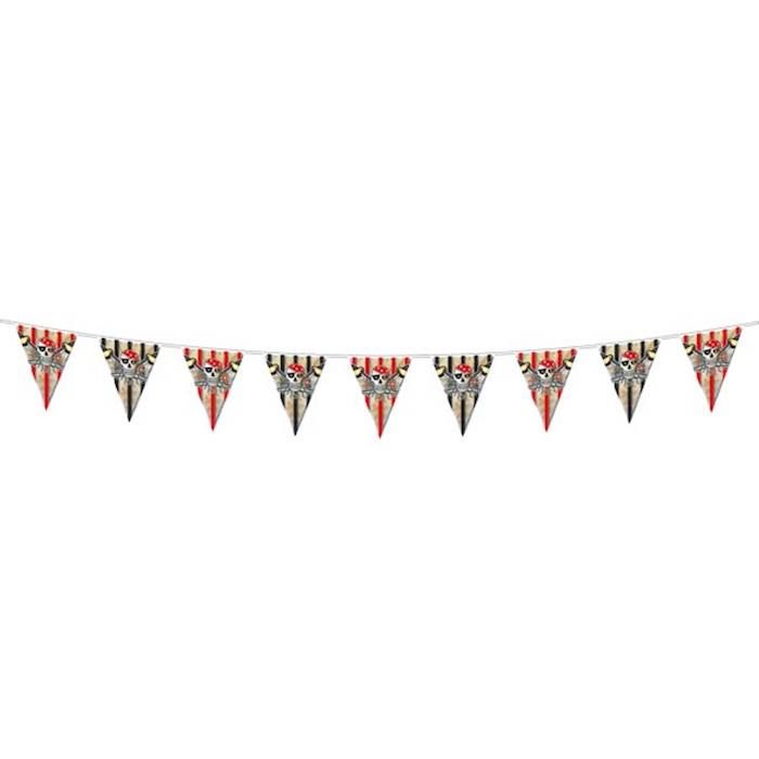 Girlande mit Totenköpfen - 6 Meter