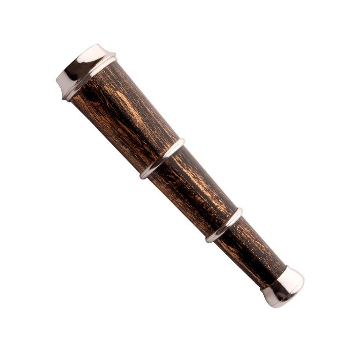 Holzfarbenes Teleskopfernrohr