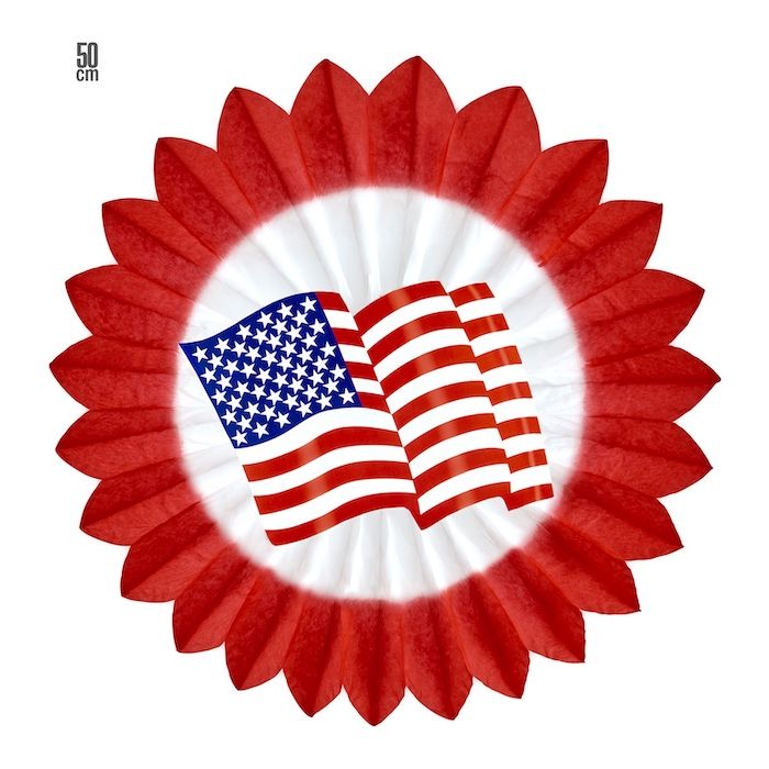 USA Rote Rosette - 50 cm