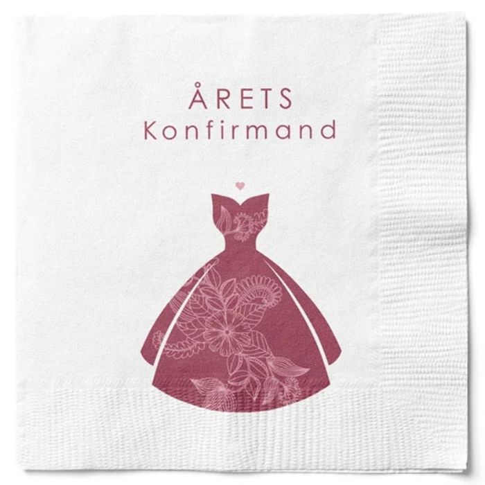 Servietten konfirmand des jahres mädchen 20x Das Alte Krankenhaus