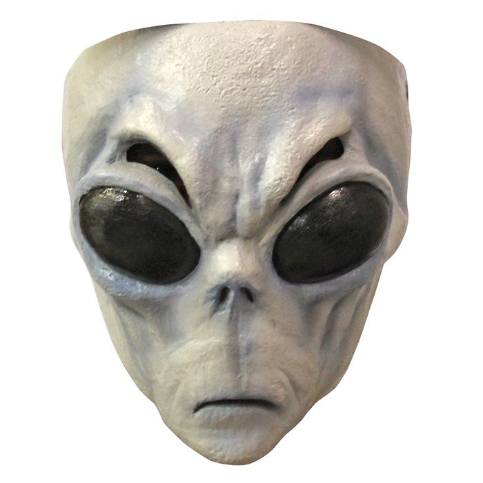 Graue Alienmaske