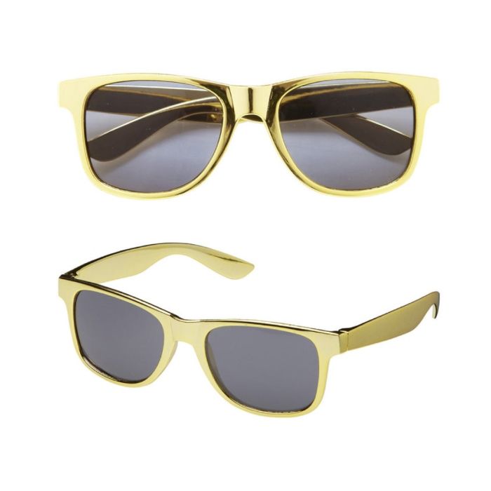 Solbriller Wayfarer guld - onesize
