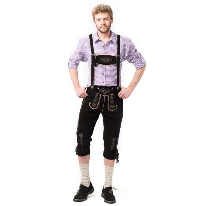 Tyroler Lederhosen Peter lang schwarz