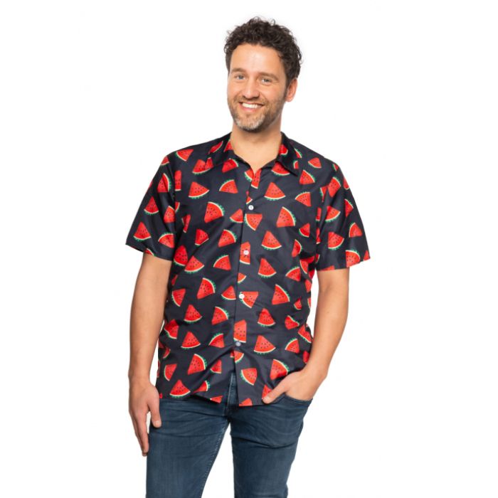 Hawaii-Hemd mit Melonenmotiven