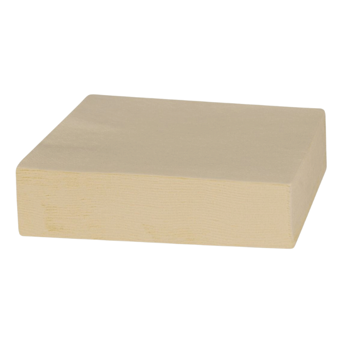 Brune servietter 2-lags 50x - 33x33 cm