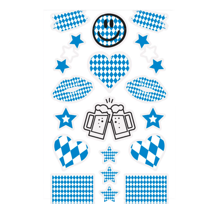 Falsche Tattoos Oktoberfest 12x